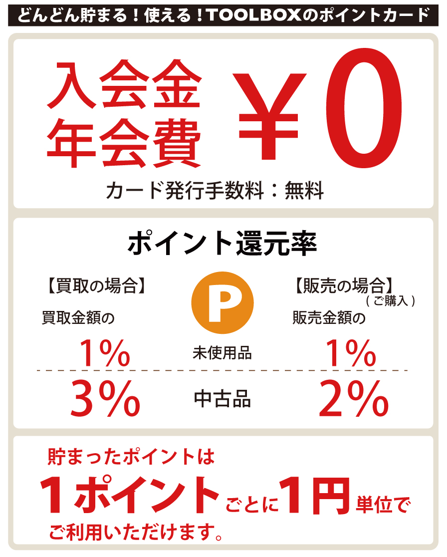 入会金年会費無料