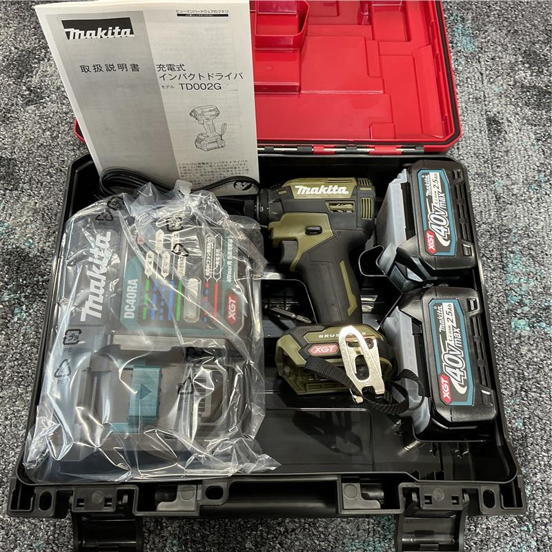 makita 40Vmax充電式インパクトドライバ 
